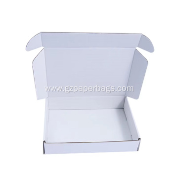 White Shipping Corrugated Packaging Boxes